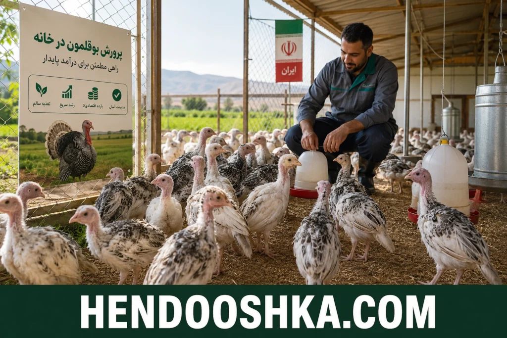 پرورش خانگی بوقلمون گوشتی هندوشکا